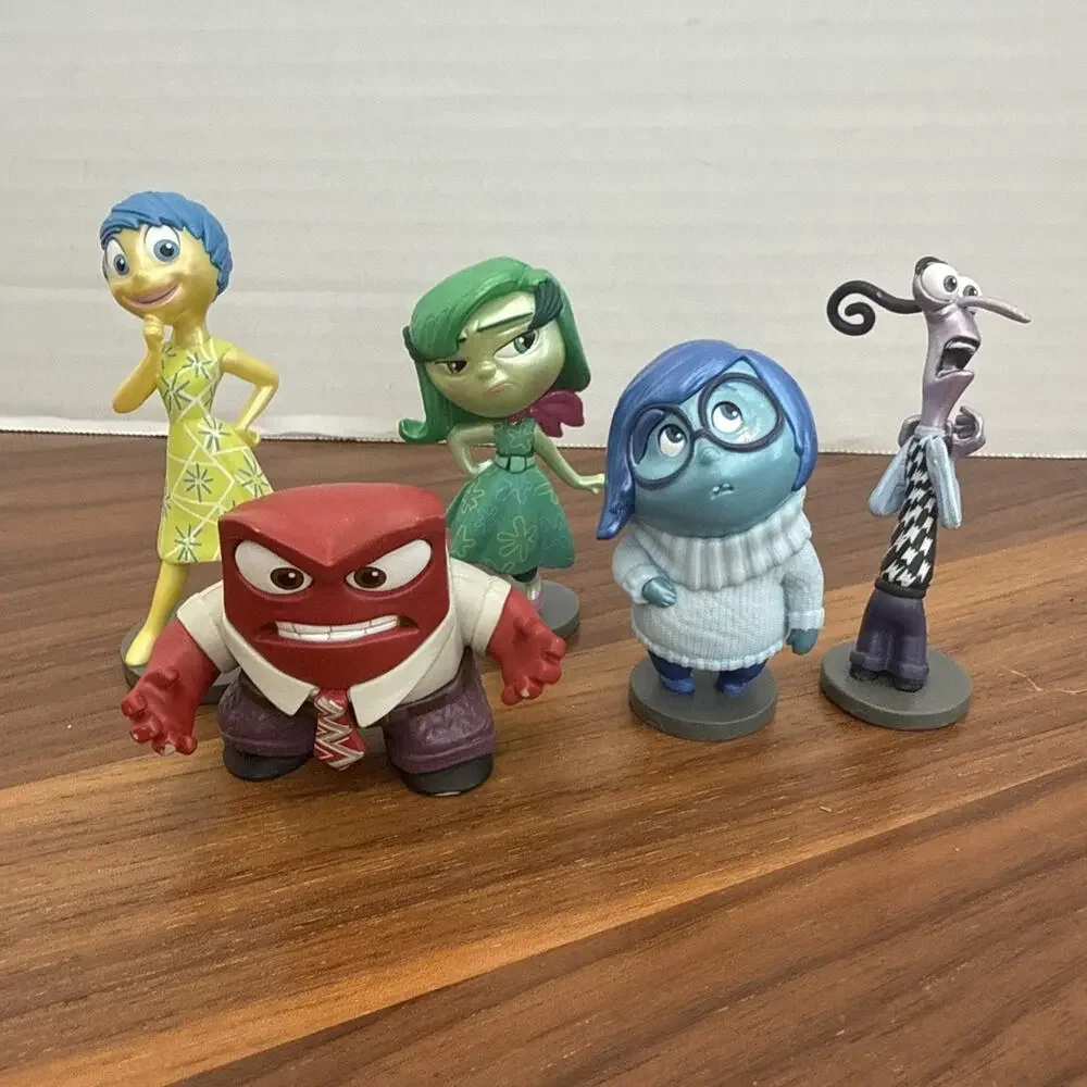 Disney Infinity 3.0 Inside Out Playset Lot 7-Disgust, Sadness, Joy, Anger, Cops